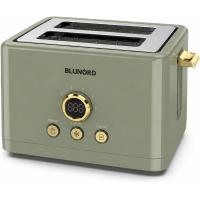 Blunord tostapane 2 fette dig. con display led 750-850w green